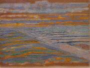 Piet Mondrian Piet Mondrian, View from the Dunes with Beach and Piers china oil painting artist